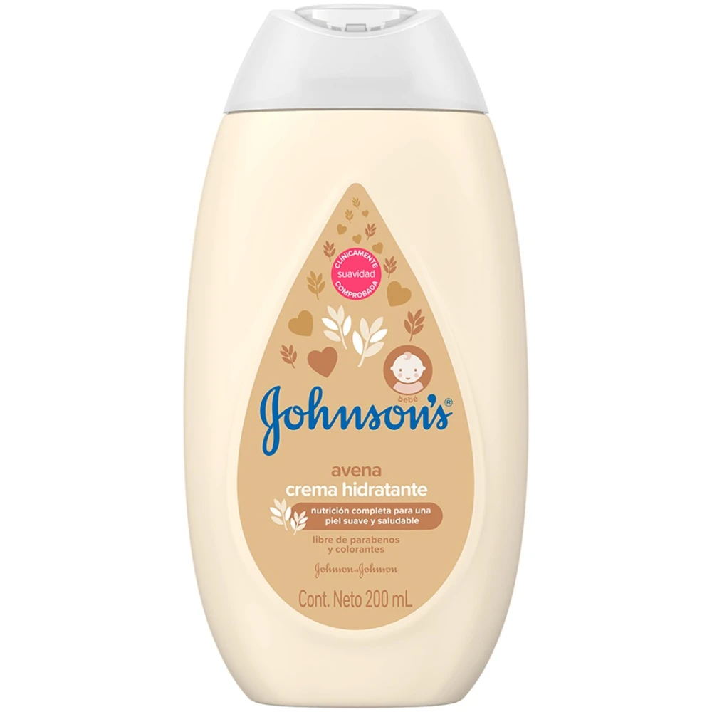 Crema De Bebe Hidratante Corporal Avena 400Ml Johnsons Baby