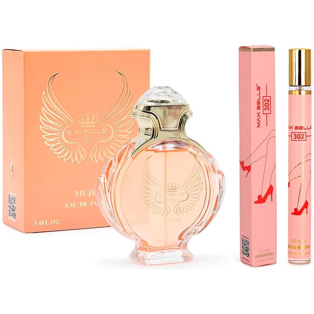 Max Belle Perfume Para Mujer 317 De 100Ml Mas Regalo 302
