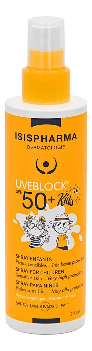 Isispharma Uveblock 50 Spf Bloqueador Kids Spray Para Niños 1 Isispharma Uveblock 50 Spf Bloqueador Kids Spray Para Niños