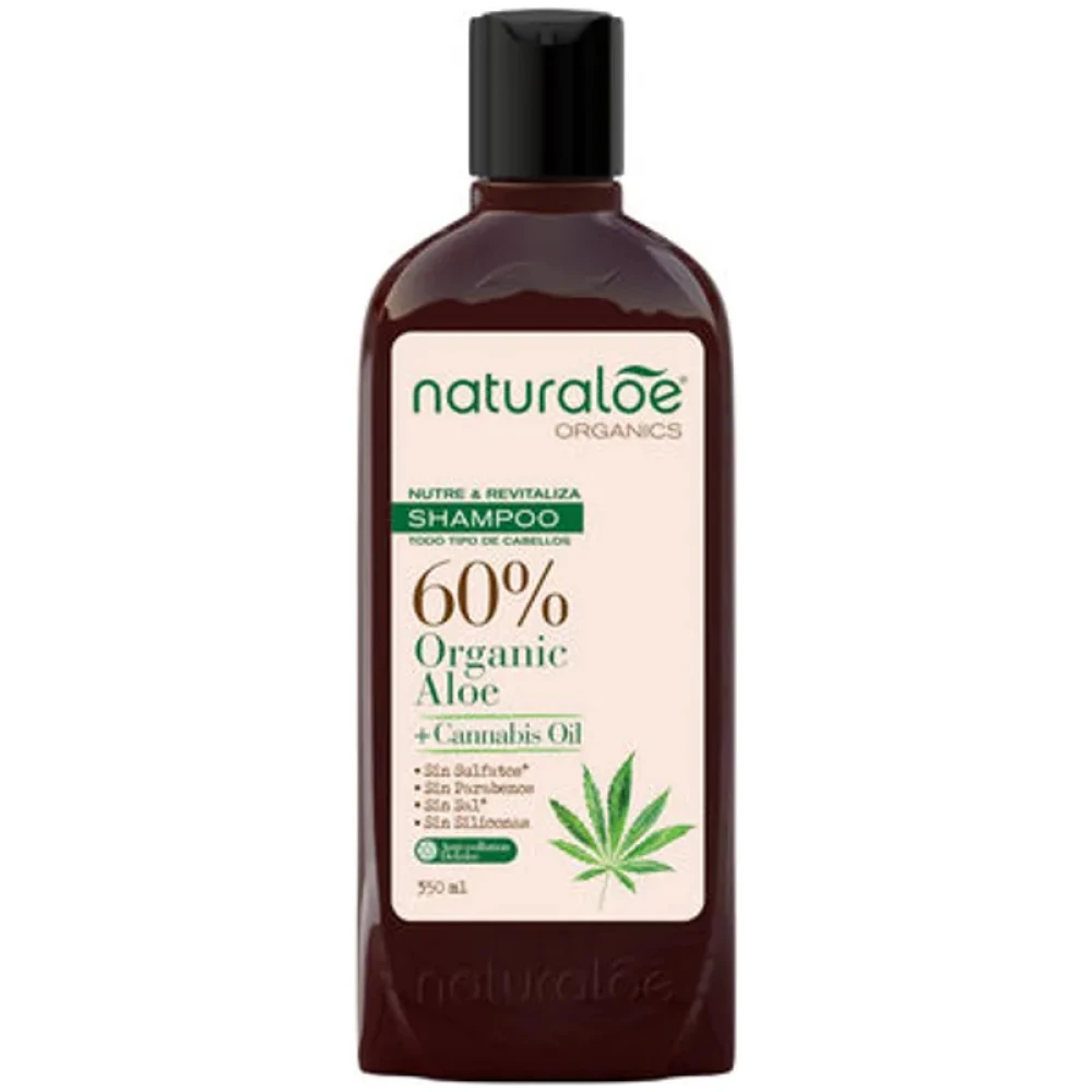 Naturaloe Organics Shampoo Nutre Y Revitaliza 350 Ml