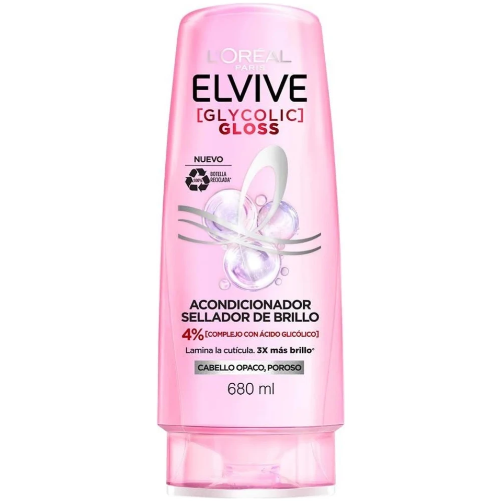 Acondicionador Sellador Brillo Glycolic Gloss 680Ml Elvive