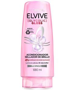 Acondicionador Sellador Brillo Glycolic Gloss 680ml Elvive