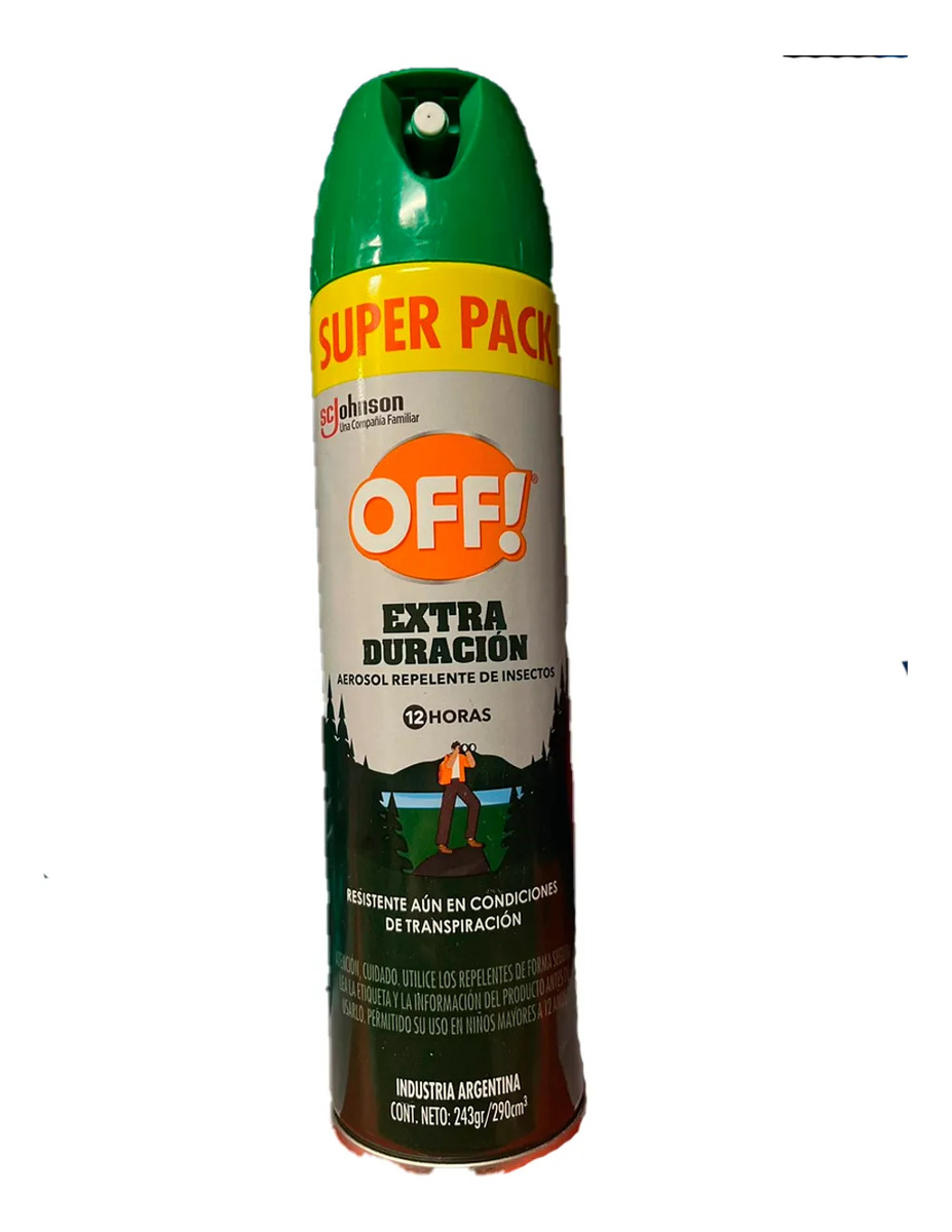 Off Repelente En Aerosol Extra Duracion 243Gr 1 Off Repelente En Aerosol Extra Duracion 243Gr