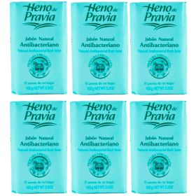 Heno De Pravia Pack 6 Unidades Jabon Antibacteriano 150Gr