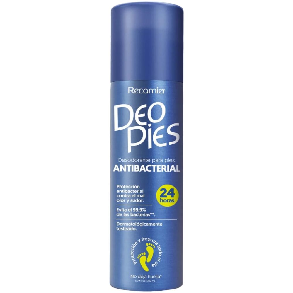 Talco Para Pies Antibacterial 24h 260ml Deo Pies