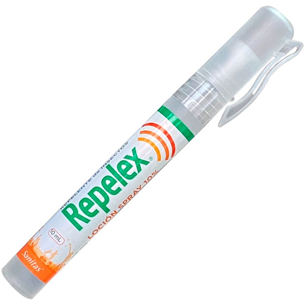 Locion Repelente De Insectos 10% Deet 10Ml Repelex