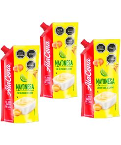 Pack 3 Unidades Alacena Mayonesa Receta Casera 475 G