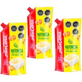 Pack 3 Unidades Alacena Mayonesa Receta Casera 475 G