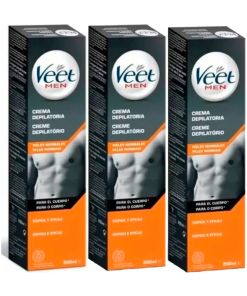 Pack Veet Crema Depiladora For Men 200ml 3u