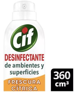 Desinfectante Ambiente Superficie Frescura Citrica 260g Cif