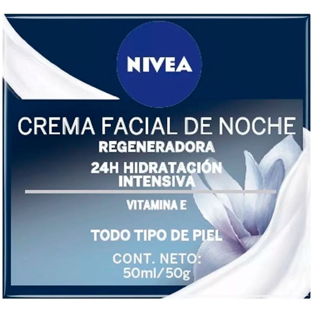 Crema Facial De Noche Regeneradora Hidratante 50ml Nivea