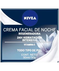 Crema Facial De Noche Regeneradora Hidratante 50ml Nivea