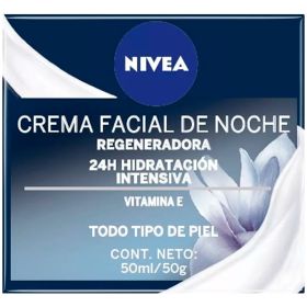Crema Facial De Noche Regeneradora Hidratante 50Ml Nivea