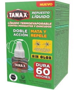 Repuesto Liquido Contra Mosquitos Y Zancudos 27,5ml Tanax