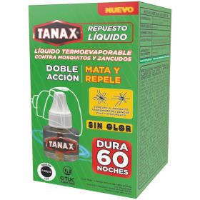 Repuesto Liquido Contra Mosquitos Y Zancudos 27,5Ml Tanax