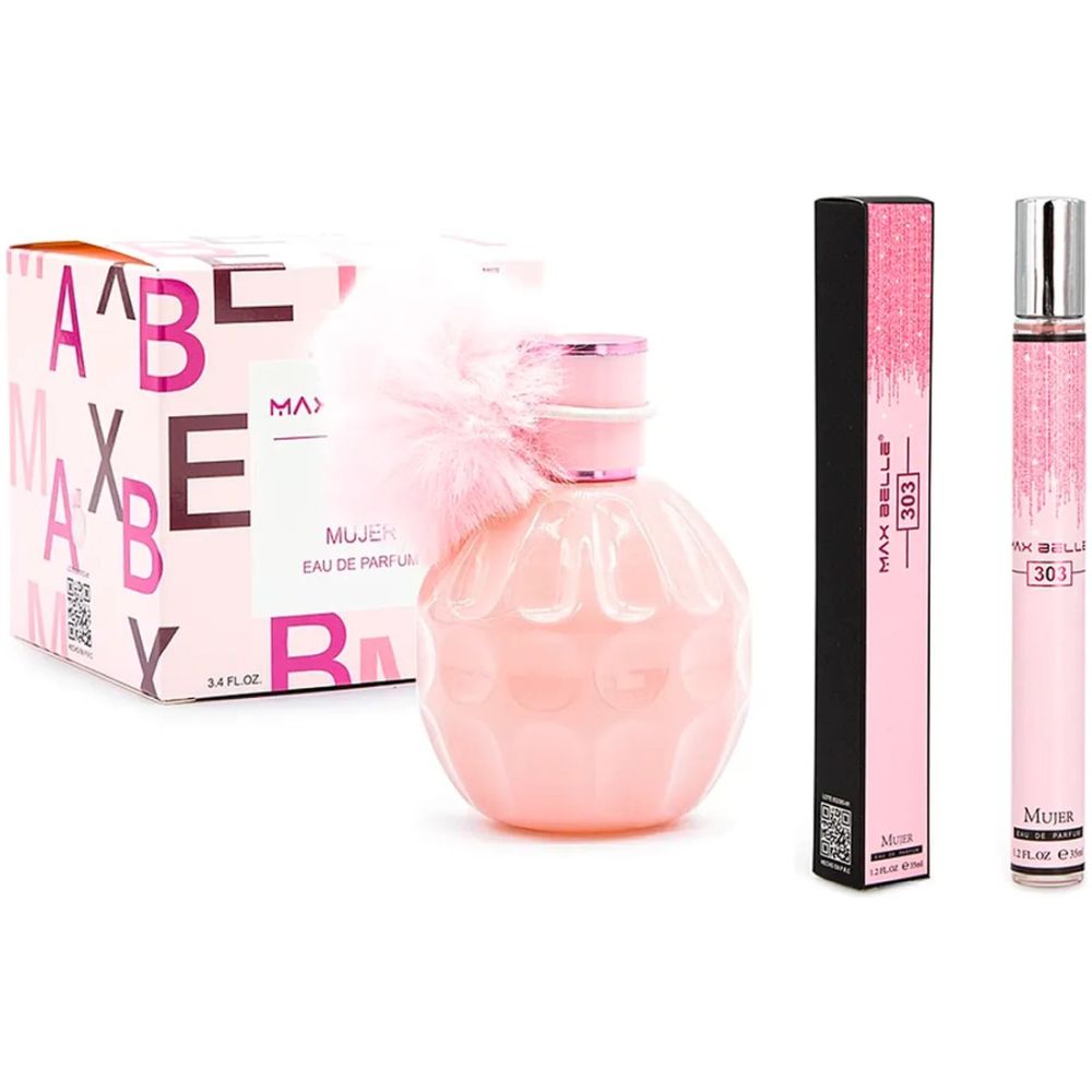 Max Belle Perfume Para Mujer 512 De 100Ml Mas Regalo 303
