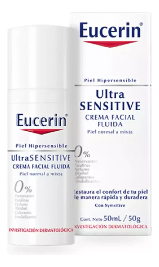 Eucerin Ultra Sensitive Crema Facial Fluida 50 Ml 1 Eucerin Ultra Sensitive Crema Facial Fluida 50 Ml