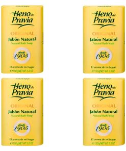 Pack De 4 Unidades Jabon Natural 150g Heno De Pravia