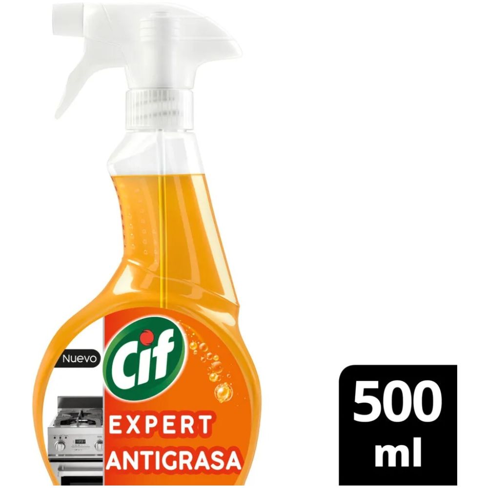 Liquido Espuma De Limpieza Activa Antigrasa 500Ml Expert Cif