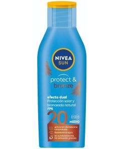 Nivea Sun Protect Y Bronze Efecto Dual 20 Fps Medio 200 Ml