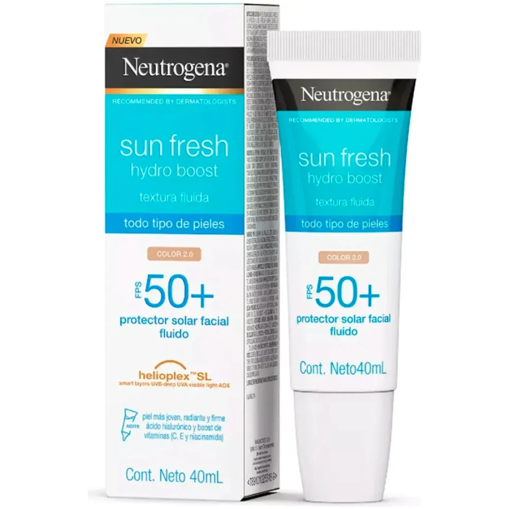 Neutrogena Sun Fresh Hydro Boost Color 2.0 50 Fps 40 Ml