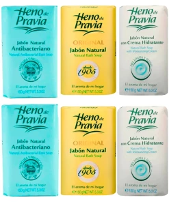 Heno De Pravia Pack De 6 Jabones Variedades