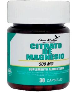 Green Medical Citrato De Magnesio 500 Mg 30 Capsulas