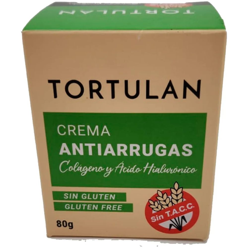 Crema Facial Antiarrugas Sin Gluten 80G Tortulan