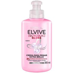 Crema Para Peinar Elvive Glycolic Gloss 300 Ml Extra Brillo
