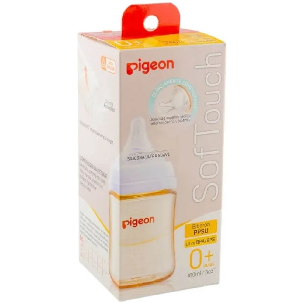 Pigeon Softouch Pigeon Ppsu 160Ml Color Blanco