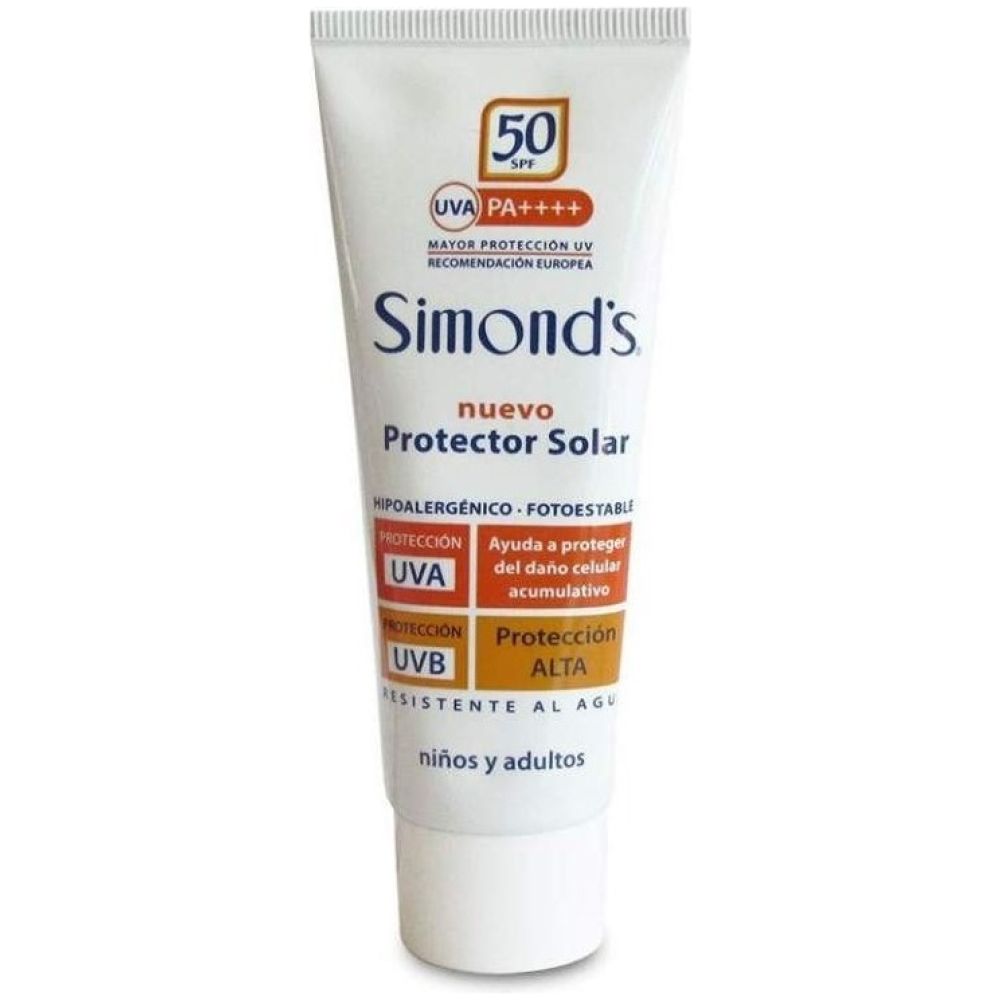 Protector Solar Spf50 Simonds 50Ml