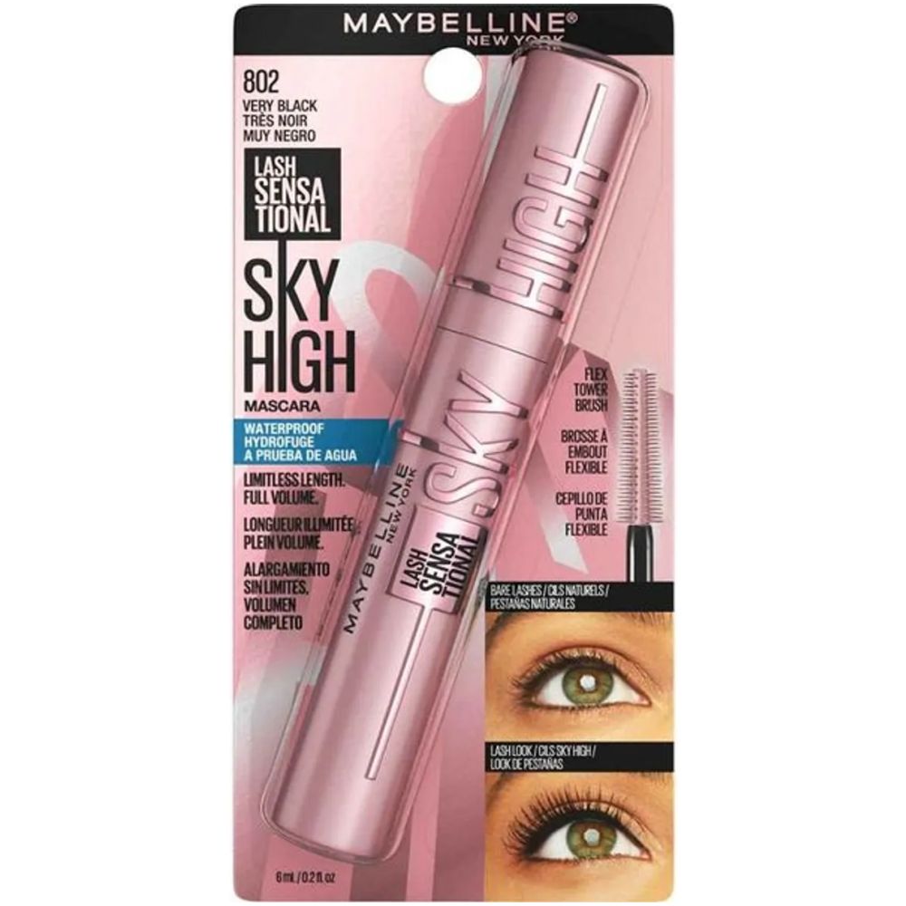 Maybelline The Sky High Mascara Very Black #802 X 6Ml
