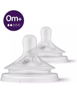 Tetina Natural Response Flujo Lento 2u 0m+ Scy962/02 Avent