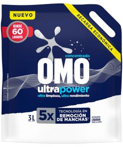 Recarga Detergente Liquido Concentrado Ultra Power 3l Omo