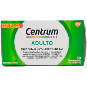 Multivitaminico Centrum Adulto 30 Comprimidos Recubiertos
