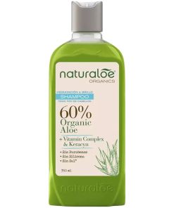 Shampoo Hidratacion Y Brillo 60% Organic Aloe 350ml Natualoe