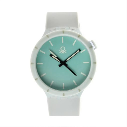 reloj silicona verde benetton