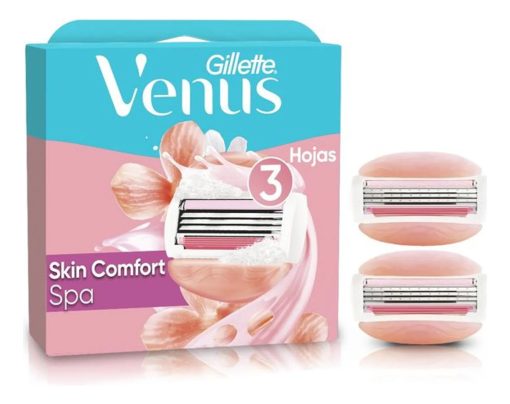 gillette venus skin comfort 2 cartuchos