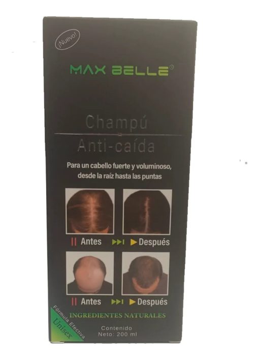 max belle shampoo anticaida 200 ml