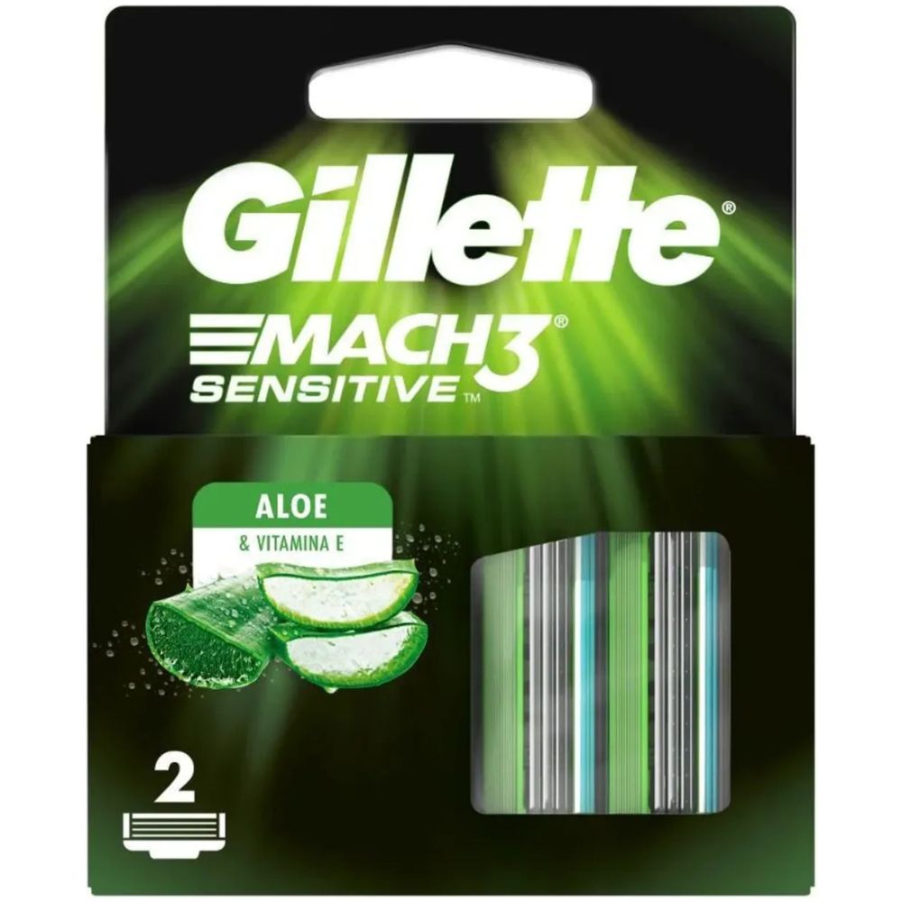 Gillette Mach3 Sensitive 2 Repuestos - Imagen 1