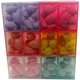 Max Belle Pack 60 Mini Esponjas De Maquillaje Ovaladas