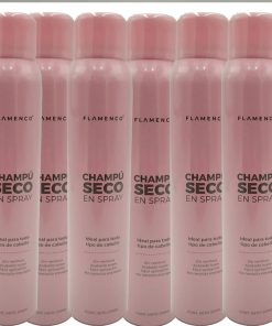 Pack Flamenco Shampoo Desengrasante Spray En Seco 200 M 6u