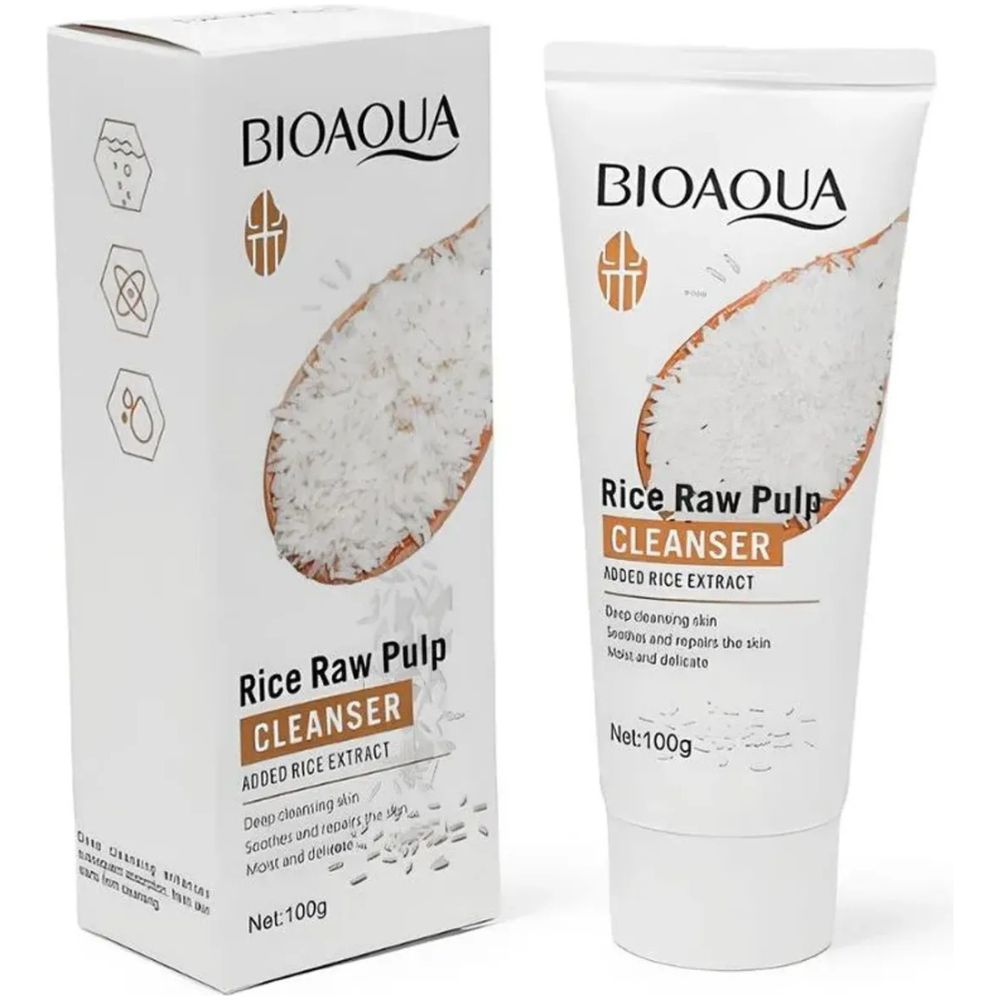 Bioaqua Rice Raw Pulp Limpiador 100G G - Imagen 1