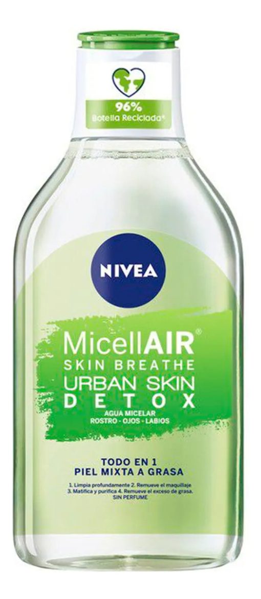 nivea agua micelar urban skin detox 400 ml