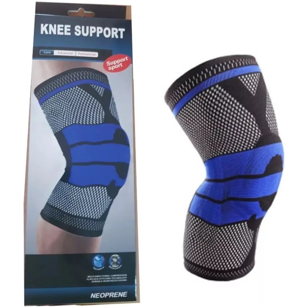 Rodillera De Compresion Talla L Color Azul - Imagen 1