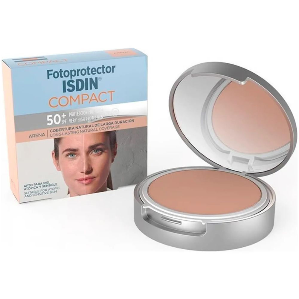 Isdin Fotoprotector Compact Tono Arena 50 Spf 10 G - Imagen 1