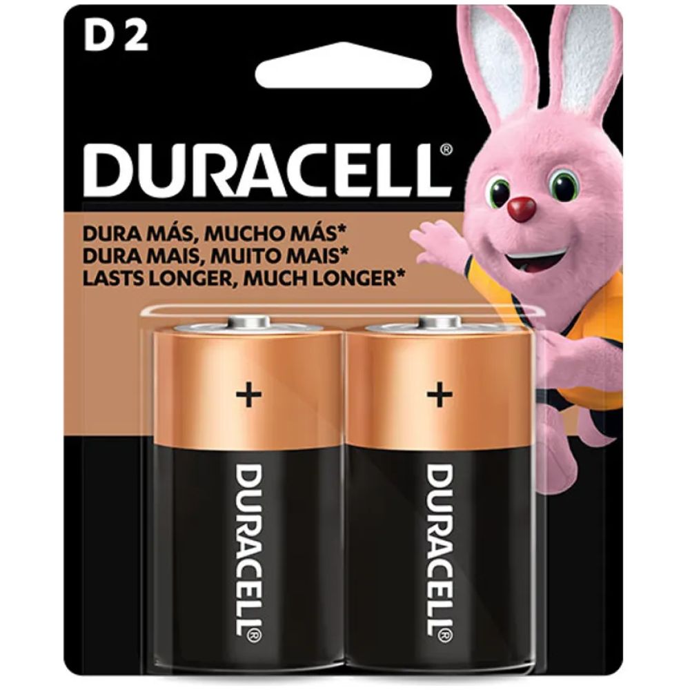 Duracell Baterias D 2 2U - Imagen 1