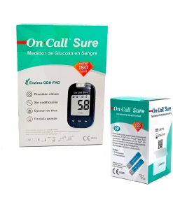 On Call Sure Pack Medidor De Glucosa En Sangre Mas 50 Tiras