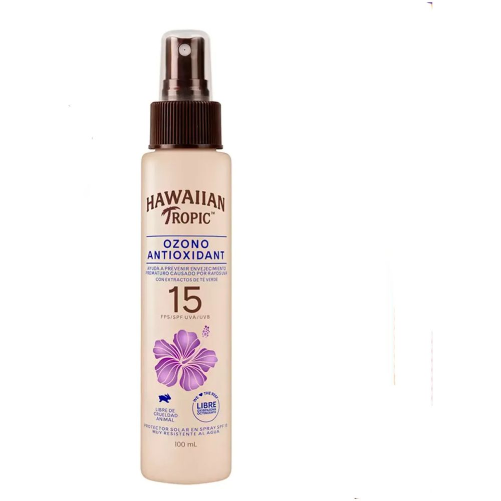 Hawaiian Tropic Ozono Antioxidant 15 Fps 100 Ml - Imagen 1