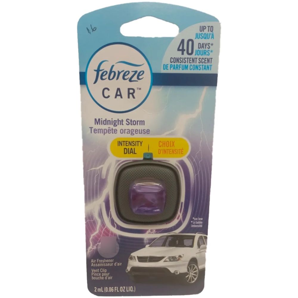 Febreze Car Elimina Olores Midnight Storm 2 Ml - Imagen 1